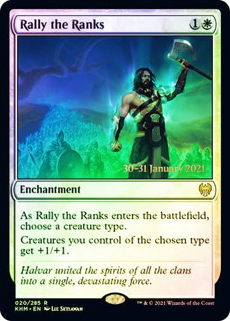 Rally the Ranks [Kaldheim Prerelease Promos] | Deep Dive Games St. Marys