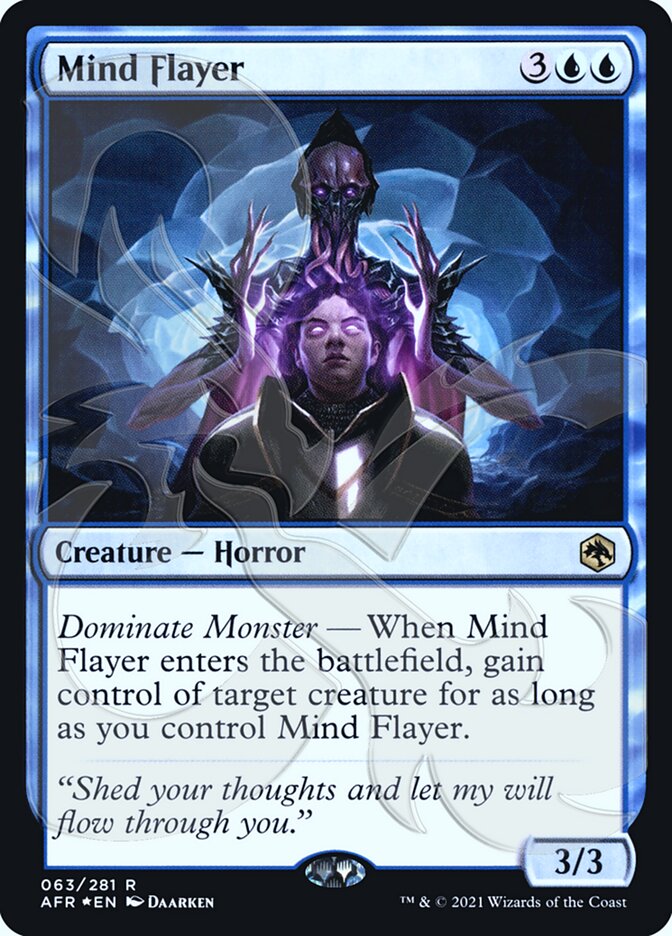 Mind Flayer (Ampersand Promo) [Dungeons & Dragons: Adventures in the Forgotten Realms Promos] | Deep Dive Games St. Marys