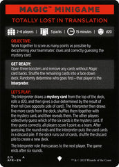 Totally Lost in Translation (Magic Minigame) [Dungeons & Dragons: Adventures in the Forgotten Realms Minigame] | Deep Dive Games St. Marys