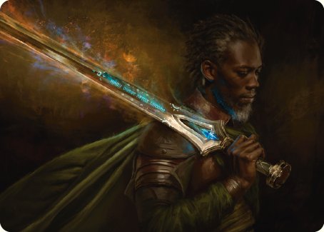 Anduril, Flame of the West Art Card [The Lord of the Rings: Tales of Middle-earth Art Series] | Deep Dive Games St. Marys