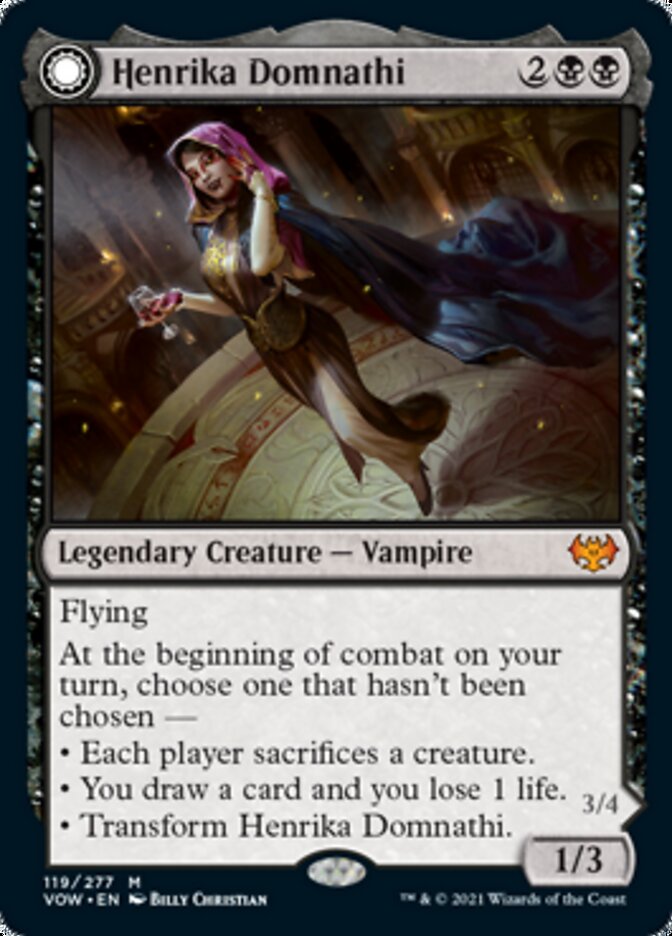 Henrika Domnathi // Henrika, Infernal Seer [Innistrad: Crimson Vow] | Deep Dive Games St. Marys