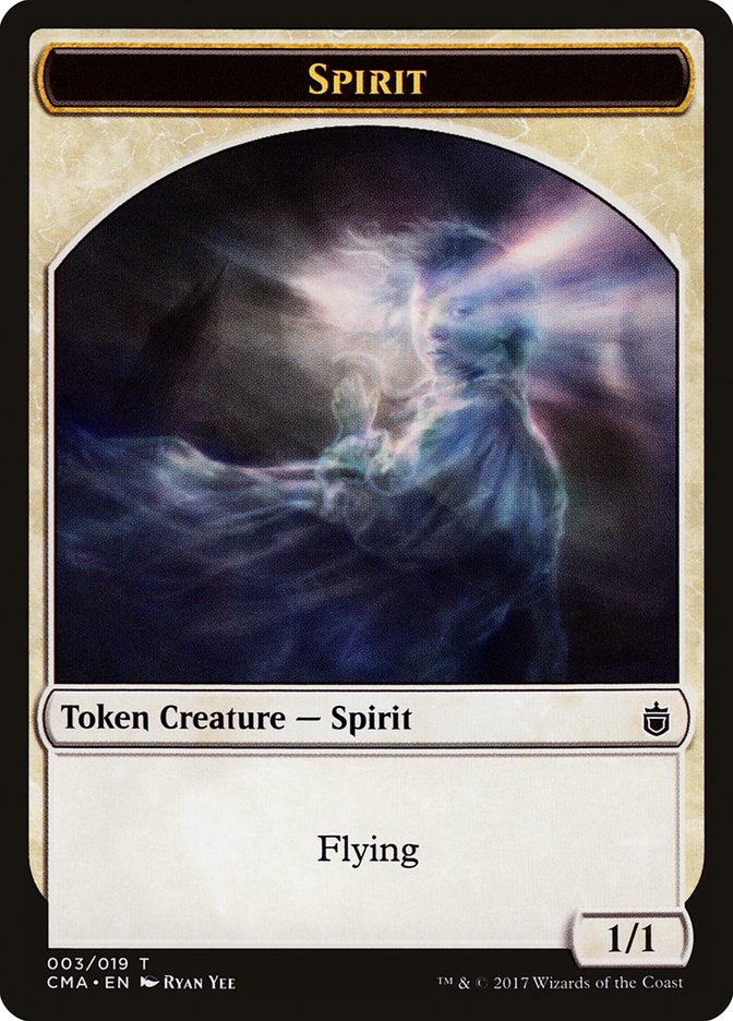 Spirit Token [Commander Anthology Tokens] | Deep Dive Games St. Marys