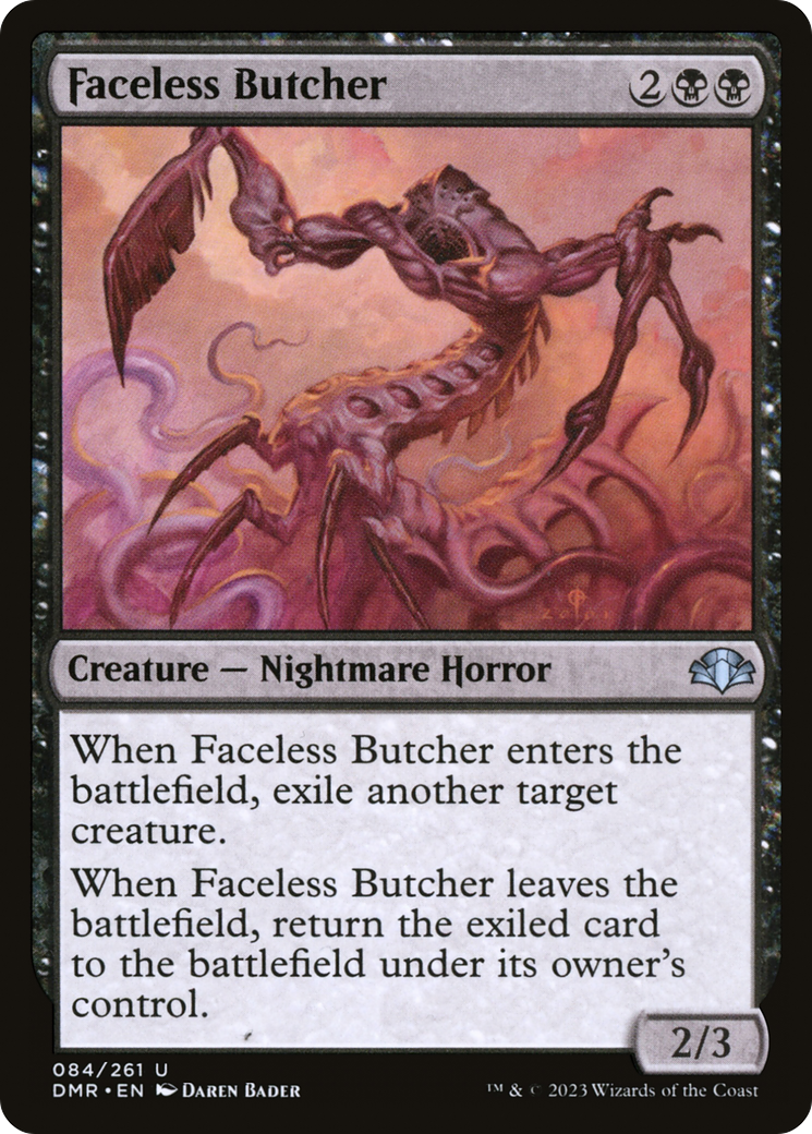 Faceless Butcher [Dominaria Remastered] | Deep Dive Games St. Marys