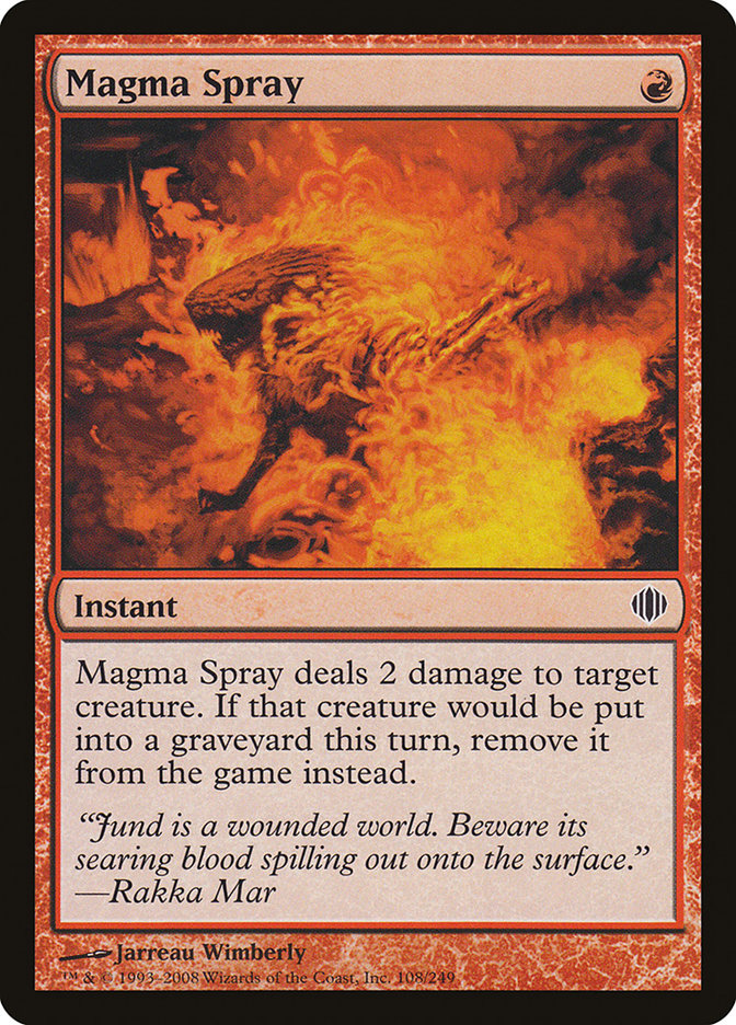 Magma Spray [Shards of Alara] | Deep Dive Games St. Marys