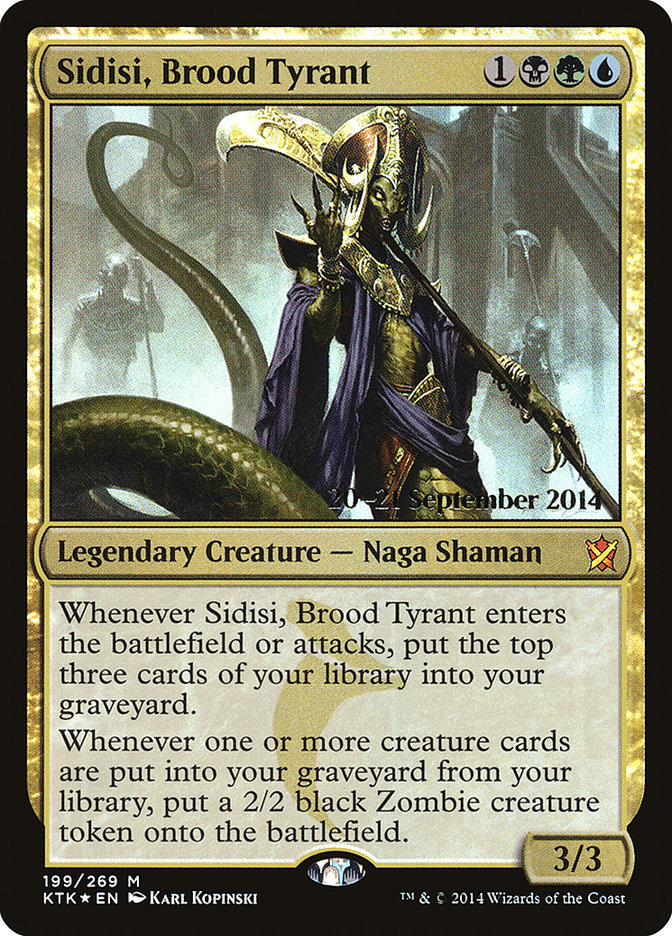 Sidisi, Brood Tyrant [Khans of Tarkir Prerelease Promos] | Deep Dive Games St. Marys