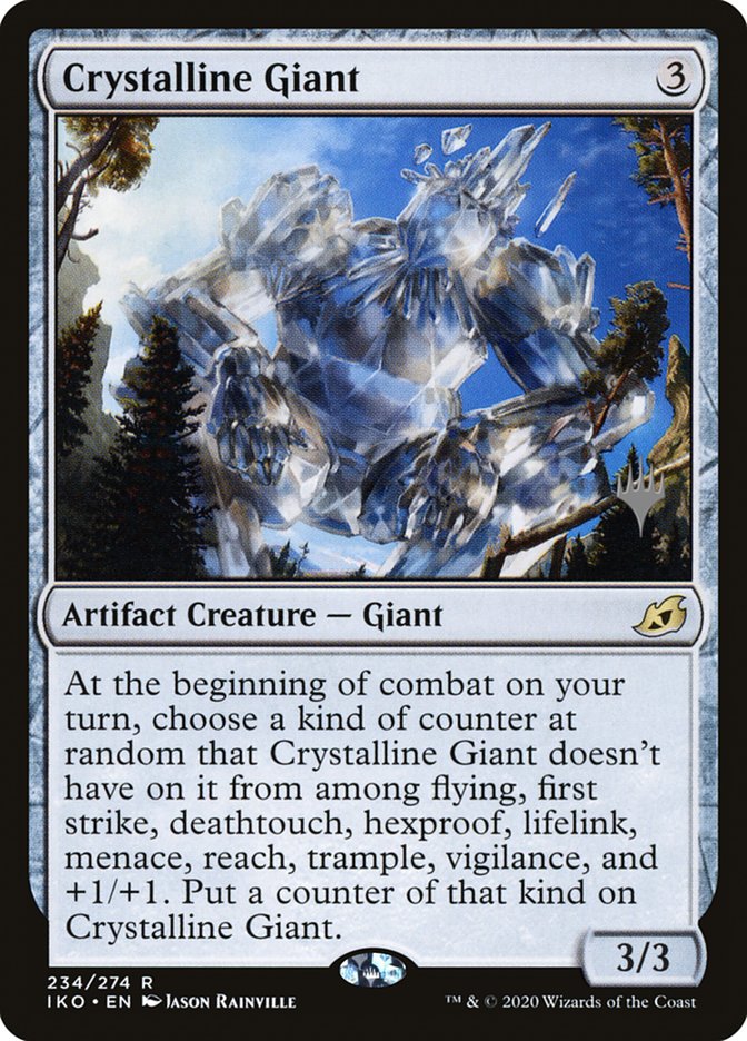 Crystalline Giant (Promo Pack) [Ikoria: Lair of Behemoths Promos] | Deep Dive Games St. Marys