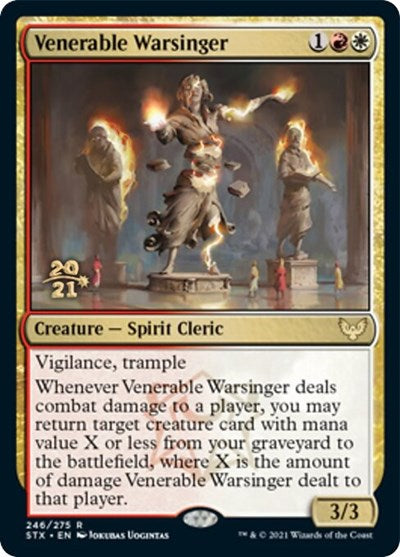 Venerable Warsinger [Strixhaven: School of Mages Prerelease Promos] | Deep Dive Games St. Marys