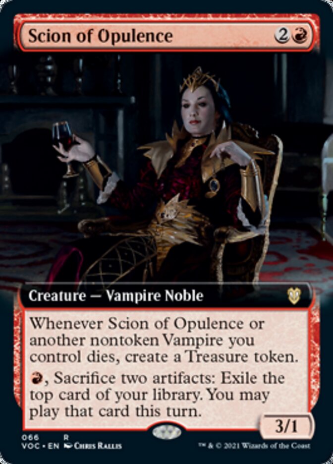 Scion of Opulence (Extended Art) [Innistrad: Crimson Vow Commander] | Deep Dive Games St. Marys