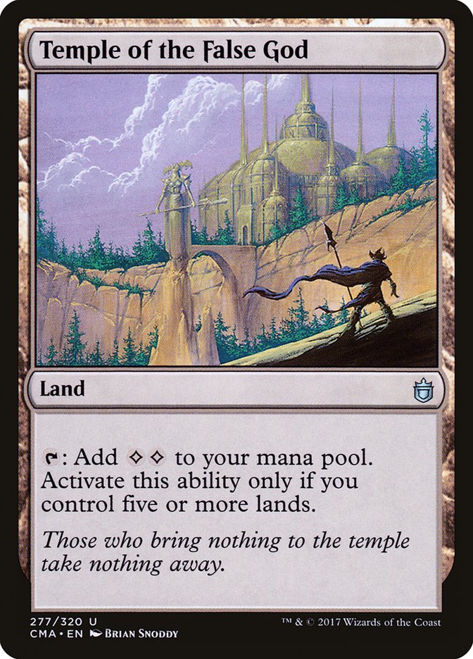 Temple of the False God [Commander Anthology] | Deep Dive Games St. Marys