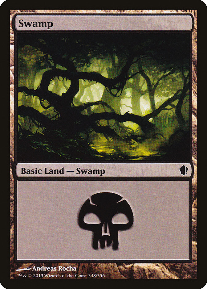 Swamp (348) [Commander 2013] | Deep Dive Games St. Marys