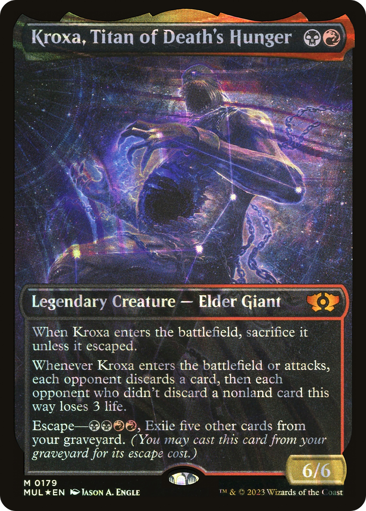 Kroxa, Titan of Death's Hunger (Halo Foil) [Multiverse Legends] | Deep Dive Games St. Marys