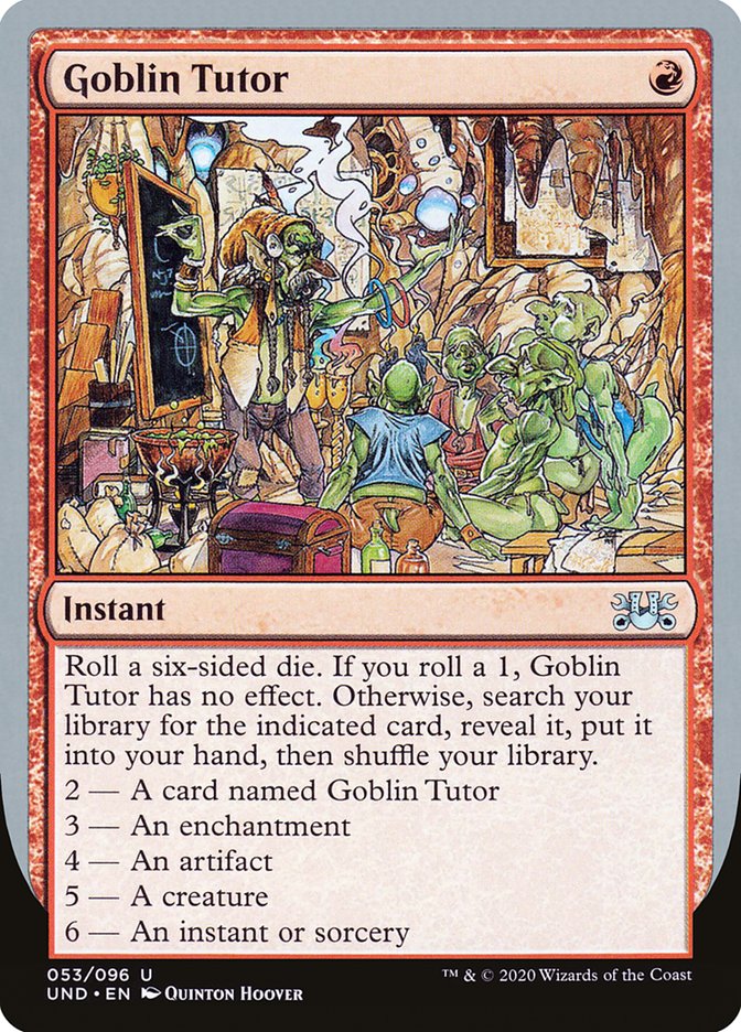 Goblin Tutor [Unsanctioned] | Deep Dive Games St. Marys