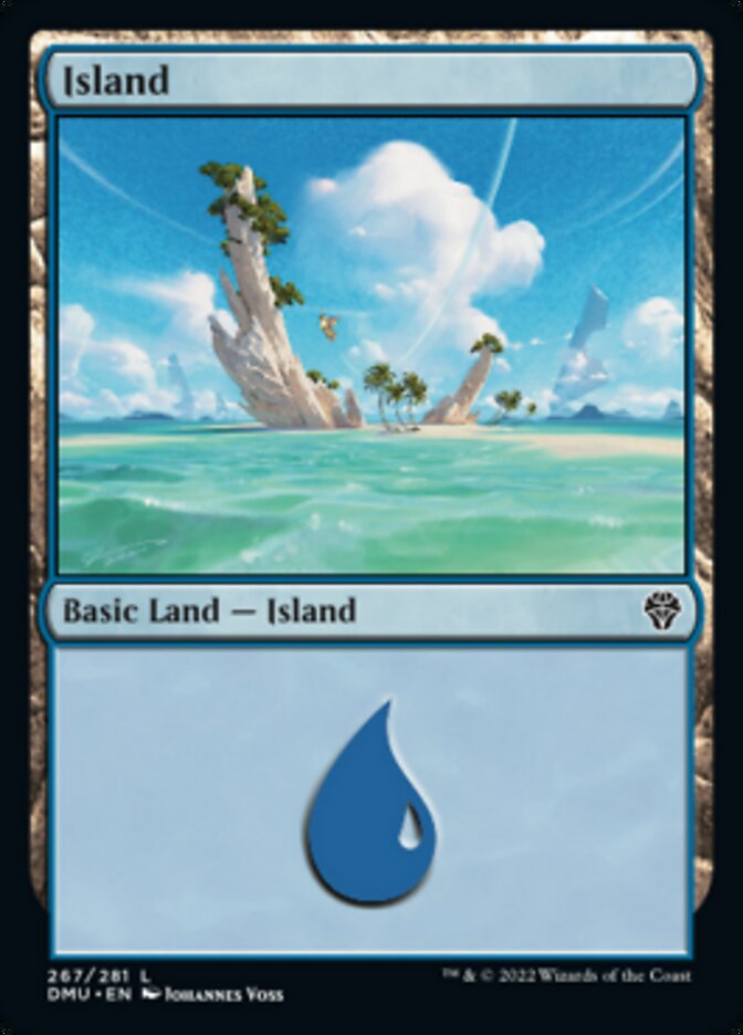 Island (267) [Dominaria United] | Deep Dive Games St. Marys