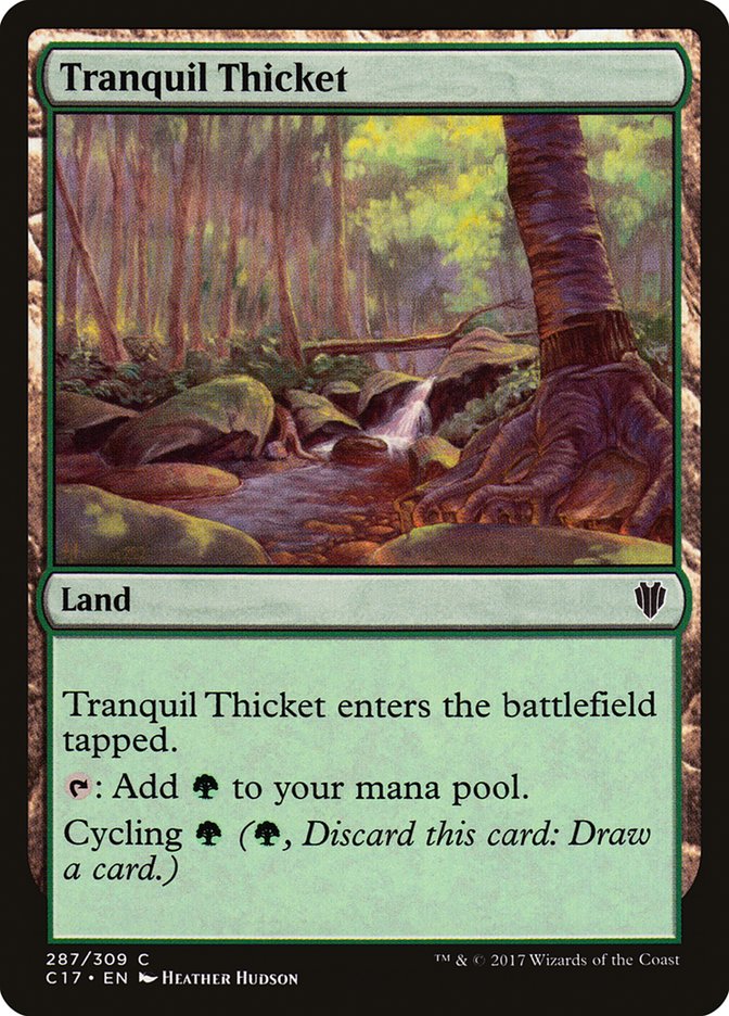 Tranquil Thicket [Commander 2017] | Deep Dive Games St. Marys