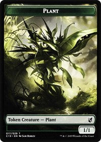 Plant // Morph Double-Sided Token [Commander 2019 Tokens] | Deep Dive Games St. Marys