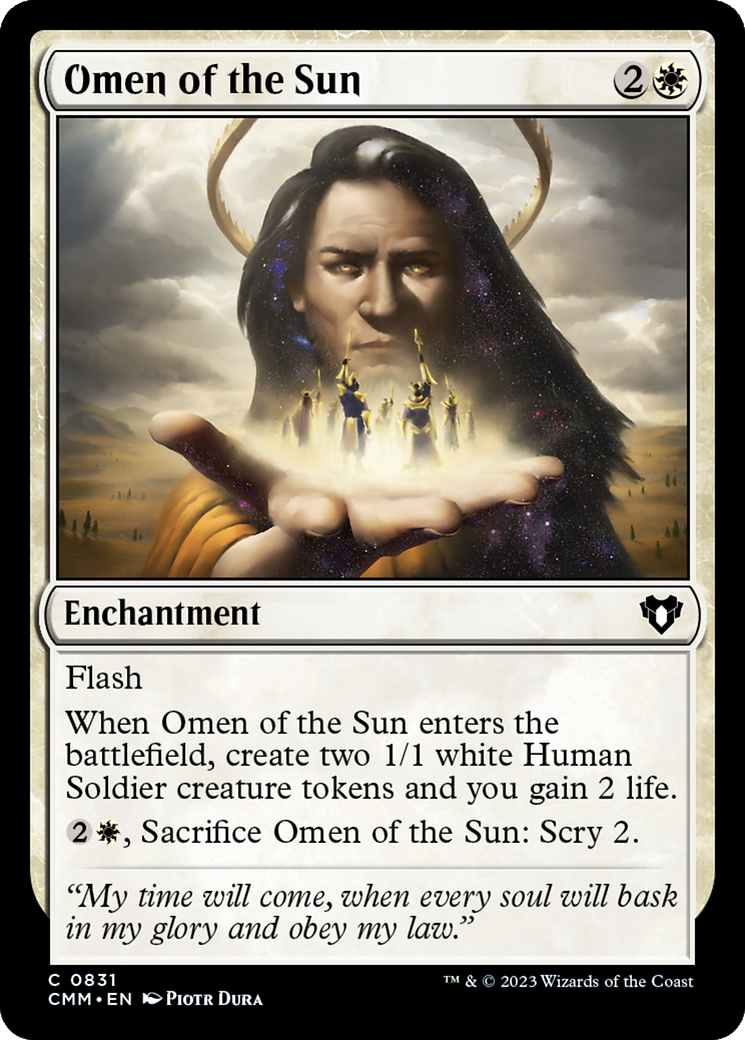 Omen of the Sun [Commander Masters] | Deep Dive Games St. Marys