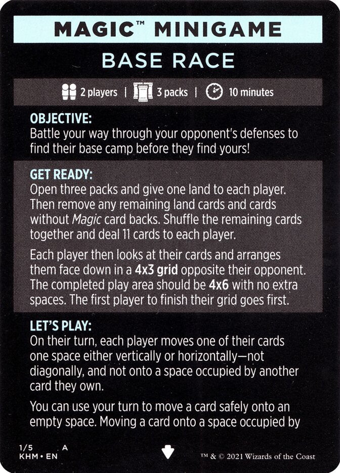 Base Race (Magic Minigame) [Kaldheim Minigame] | Deep Dive Games St. Marys
