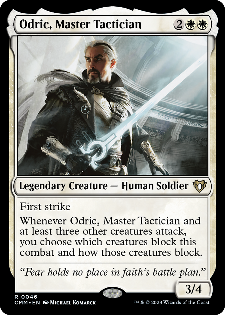 Odric, Master Tactician [Commander Masters] | Deep Dive Games St. Marys