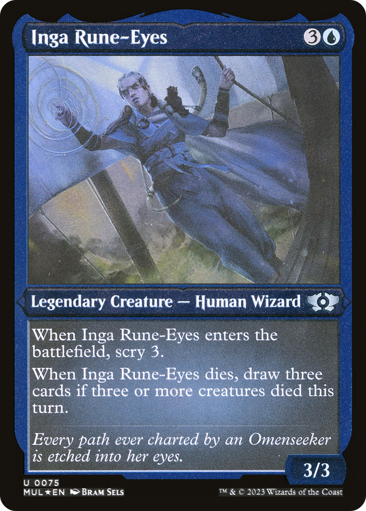 Inga Rune-Eyes (Foil Etched) [Multiverse Legends] | Deep Dive Games St. Marys