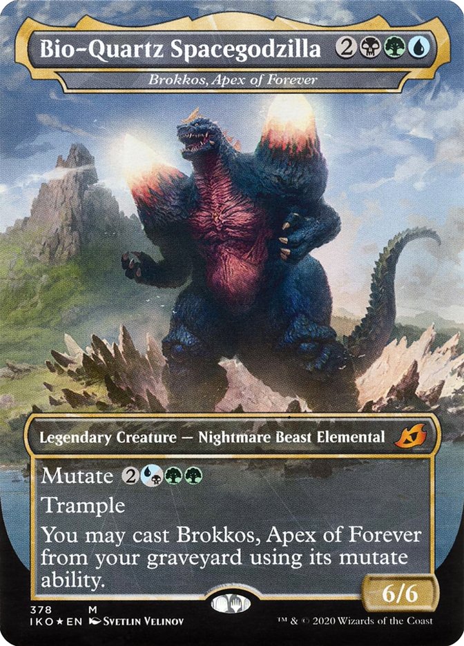 Brokkos, Apex of Forever - Bio-Quartz Spacegodzilla (Godzilla Series) [Ikoria: Lair of Behemoths] | Deep Dive Games St. Marys