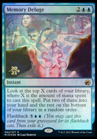 Memory Deluge [Innistrad: Midnight Hunt Prerelease Promos] | Deep Dive Games St. Marys