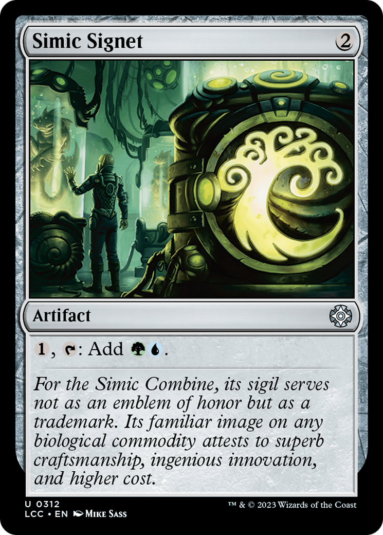 Simic Signet [The Lost Caverns of Ixalan Commander] | Deep Dive Games St. Marys