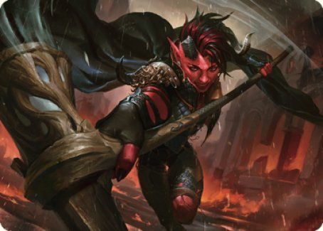 Karlach, Fury of Avernus Art Card (34) [Commander Legends: Battle for Baldur's Gate Art Series] | Deep Dive Games St. Marys