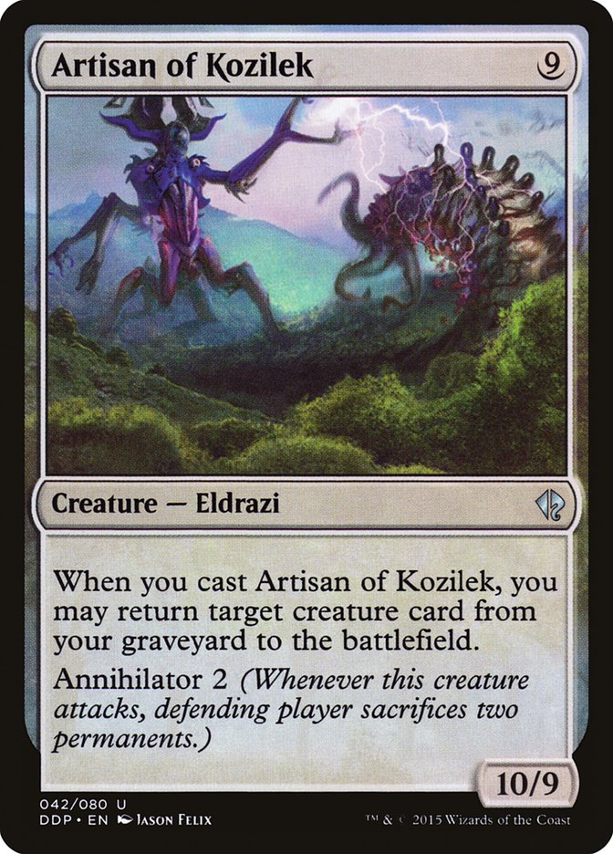 Artisan of Kozilek [Duel Decks: Zendikar vs. Eldrazi] | Deep Dive Games St. Marys