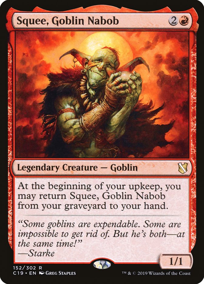 Squee, Goblin Nabob [Commander 2019] | Deep Dive Games St. Marys