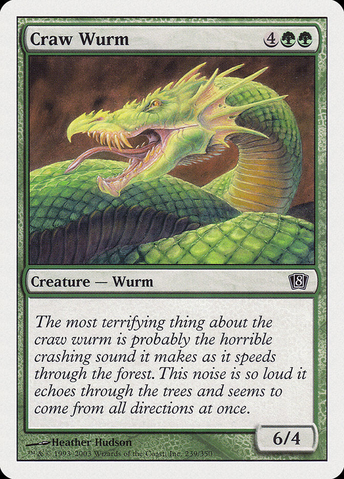 Craw Wurm [Eighth Edition] | Deep Dive Games St. Marys