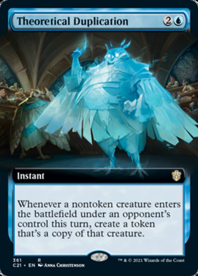 Theoretical Duplication (Extended Art) [Commander 2021] | Deep Dive Games St. Marys