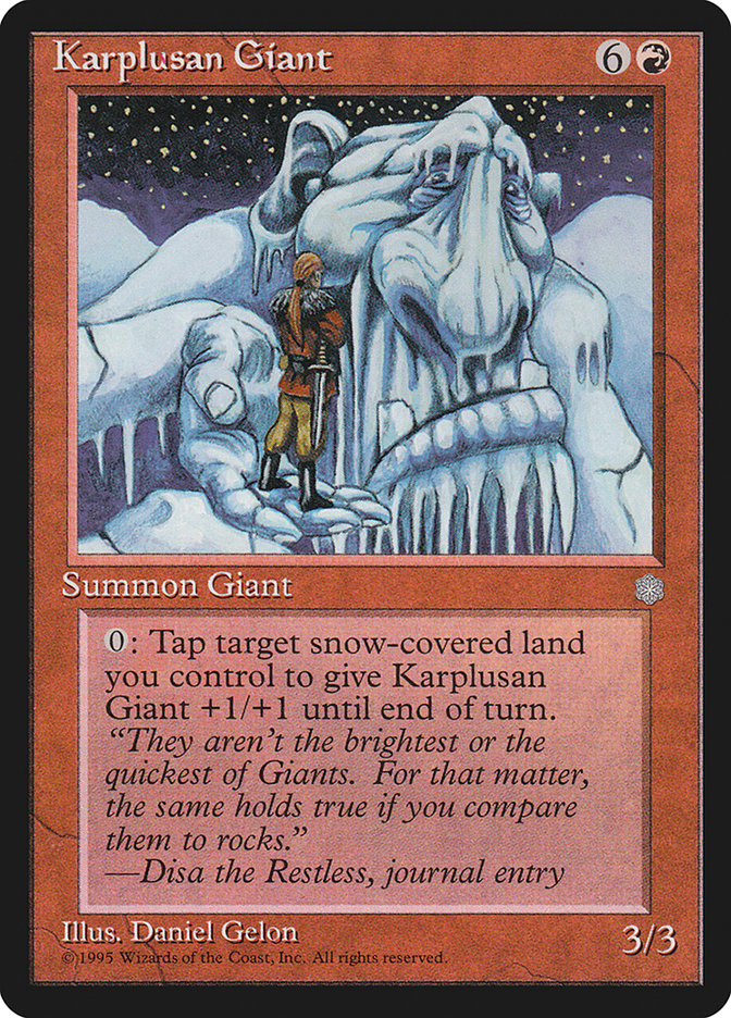 Karplusan Giant [Ice Age] | Deep Dive Games St. Marys
