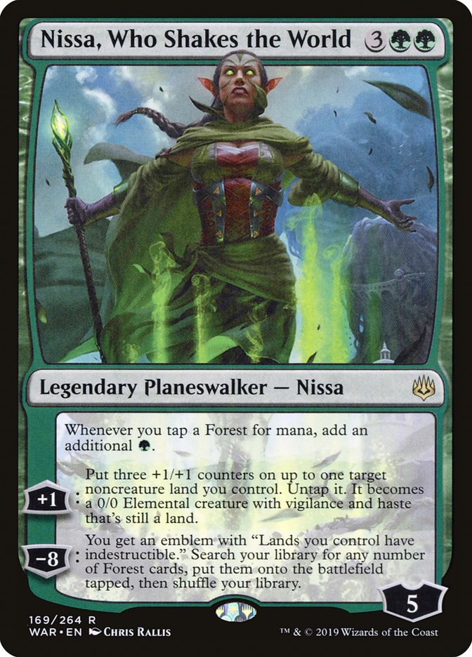 Nissa, Who Shakes the World [War of the Spark] | Deep Dive Games St. Marys