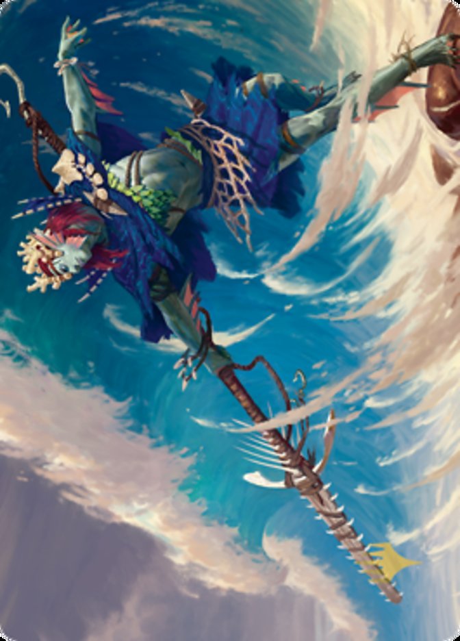 Tazeem Roilmage Art Card (Gold-Stamped Signature) [Zendikar Rising Art Series] | Deep Dive Games St. Marys