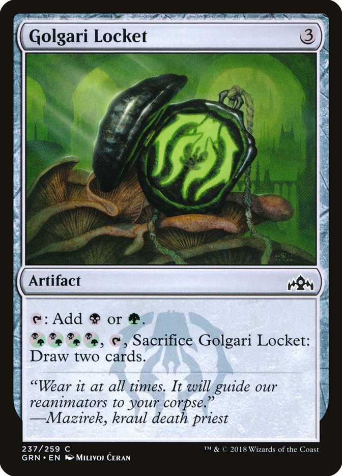 Golgari Locket [Guilds of Ravnica] | Deep Dive Games St. Marys
