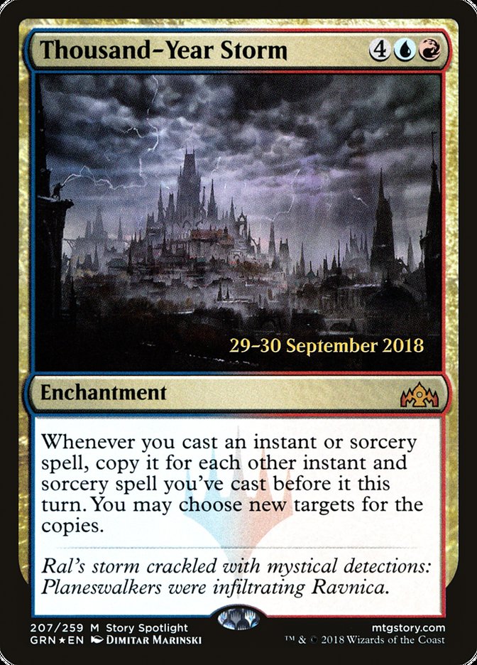 Thousand-Year Storm [Guilds of Ravnica Prerelease Promos] | Deep Dive Games St. Marys