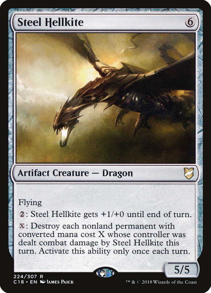 Steel Hellkite [Commander 2018] | Deep Dive Games St. Marys