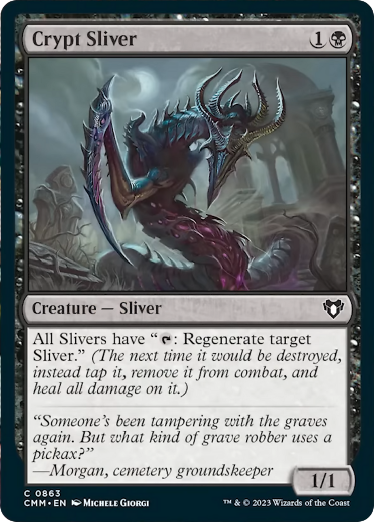 Crypt Sliver [Commander Masters] | Deep Dive Games St. Marys