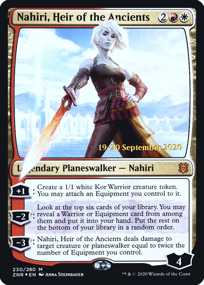 Nahiri, Heir of the Ancients [Zendikar Rising Prerelease Promos] | Deep Dive Games St. Marys