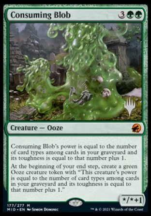 Consuming Blob (Promo Pack) [Innistrad: Midnight Hunt Promos] | Deep Dive Games St. Marys