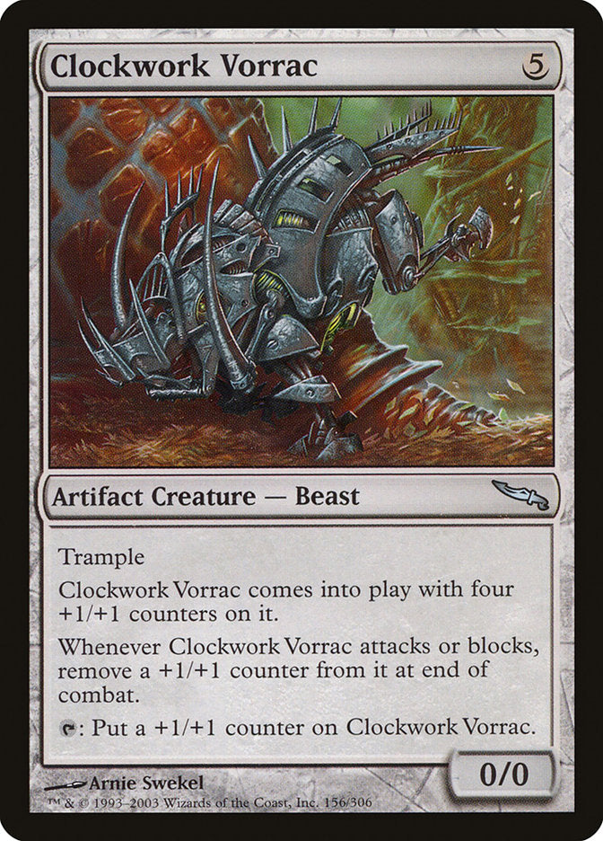 Clockwork Vorrac [Mirrodin] | Deep Dive Games St. Marys