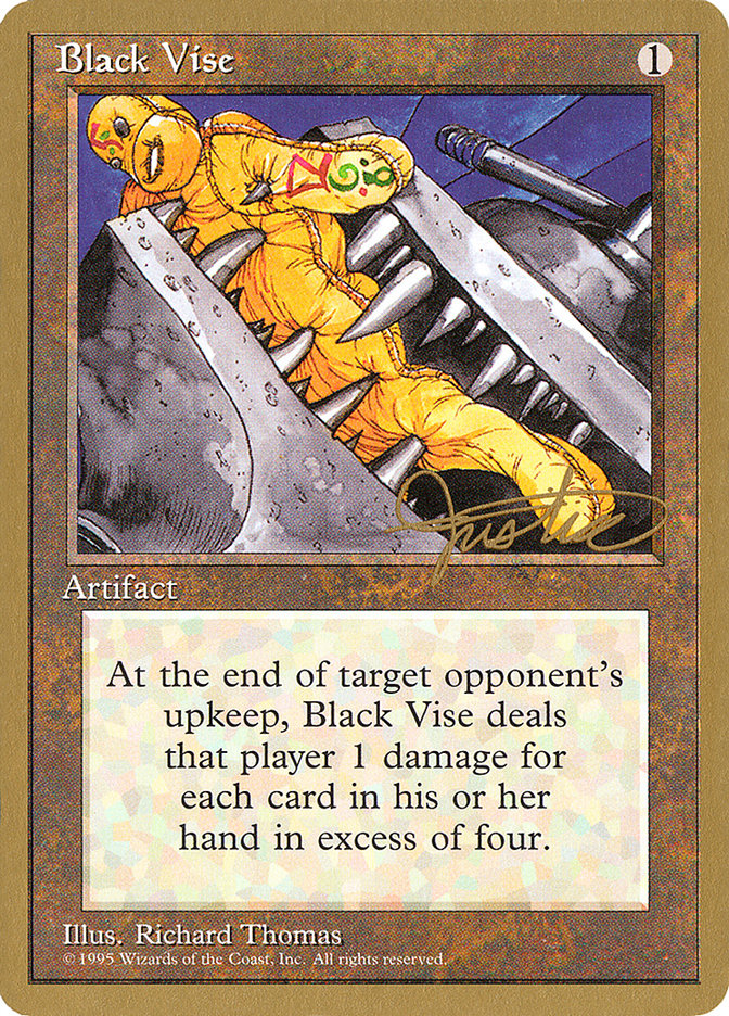 Black Vise (Mark Justice) [Pro Tour Collector Set] | Deep Dive Games St. Marys