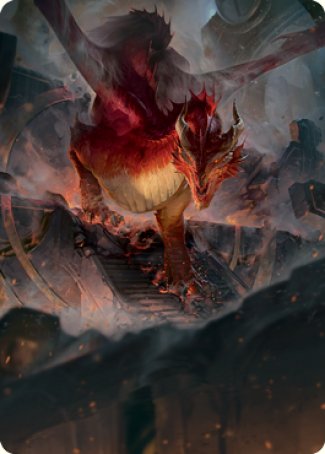 Red Dragon Art Card [Dungeons & Dragons: Adventures in the Forgotten Realms Art Series] | Deep Dive Games St. Marys