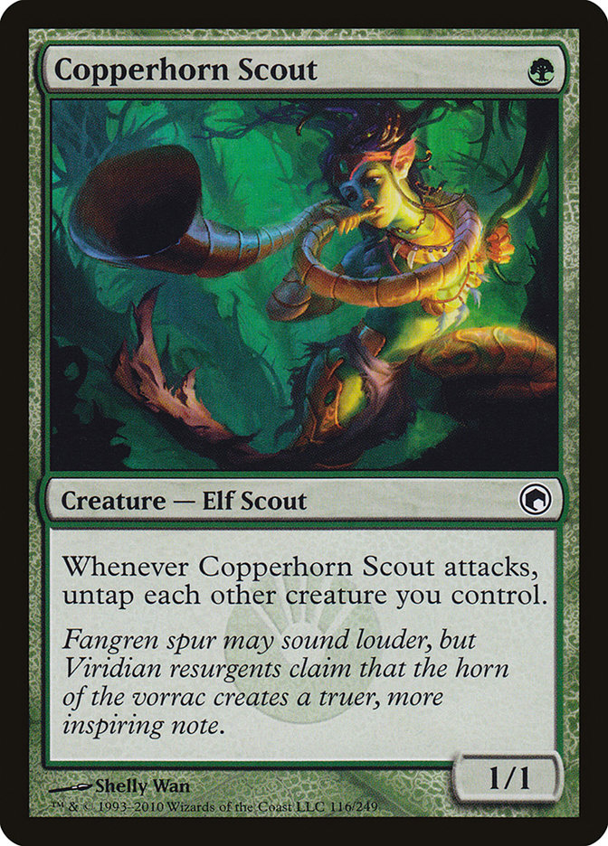 Copperhorn Scout [Scars of Mirrodin] | Deep Dive Games St. Marys