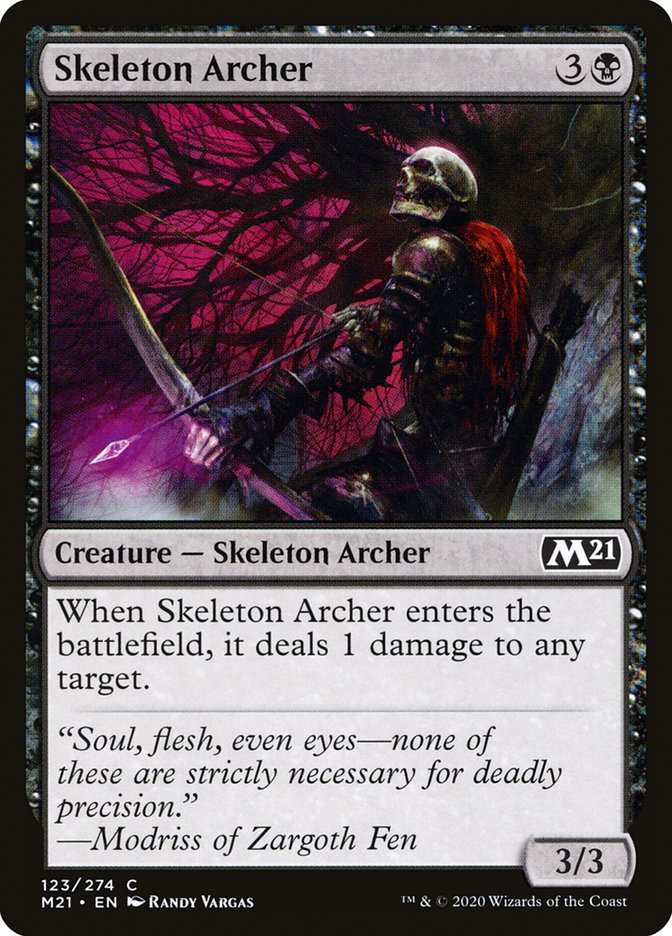 Skeleton Archer [Core Set 2021] | Deep Dive Games St. Marys