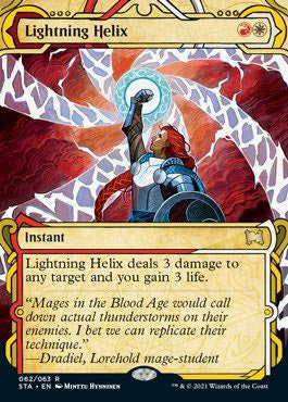 Lightning Helix (Foil Etched) [Strixhaven: School of Mages Mystical Archive] | Deep Dive Games St. Marys