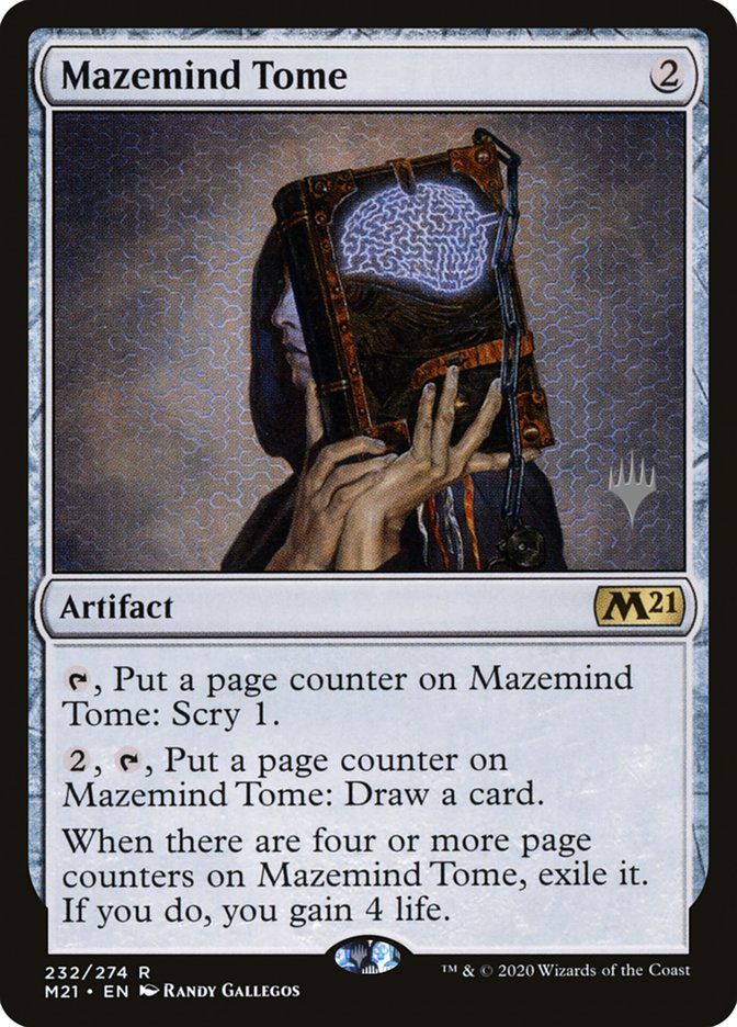 Mazemind Tome (Promo Pack) [Core Set 2021 Promos] | Deep Dive Games St. Marys