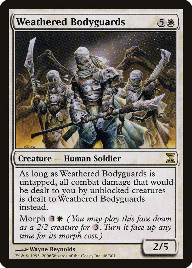 Weathered Bodyguards [Time Spiral] | Deep Dive Games St. Marys