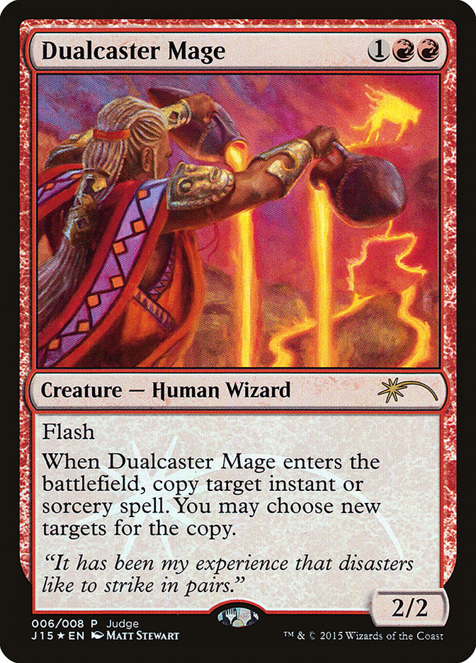 Dualcaster Mage [Judge Gift Cards 2015] | Deep Dive Games St. Marys