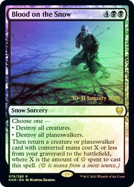 Blood on the Snow [Kaldheim Prerelease Promos] | Deep Dive Games St. Marys